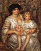 Pierre Renoir Madame Thurneysen and her Daughter china oil painting reproduction